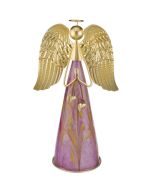 Murano Angel LED Decor 13" - Purple