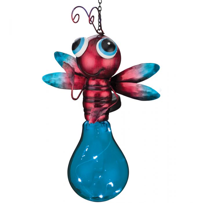 Glows Regal Art & Gift Blue Bird Solar Lantern Free Shipping 