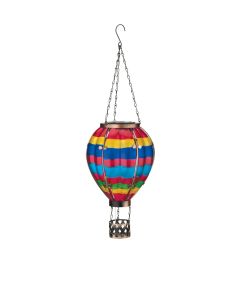 Hot Air Balloon Solar Lantern LG - Multi Stripe