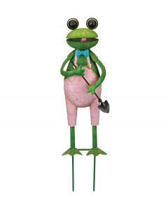 Frog Stake 15" - Pink