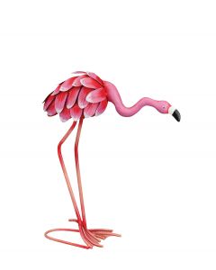 Red Regal Art & Gift 12636 Rain Gauge Stake-Flamingo Garden Décor 