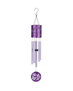 Garden Solar Chime 35" - Butterfly