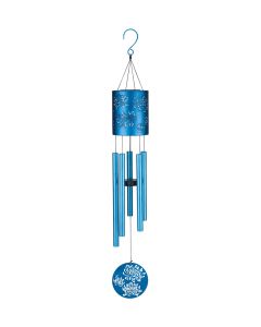 Garden Solar Chime 35" - Flower