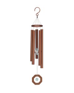 Zen Crystal Chime 22" - Bronze