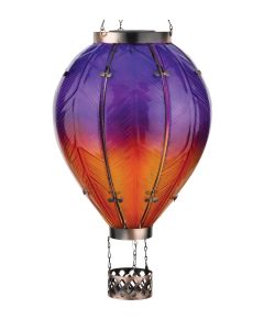 Hot Air Balloon Solar Lantern XLG - Purple