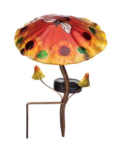 Mushroom Solar Stake - Bee