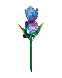 Mini Solar Stake - Iris Blue