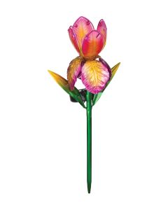 Mini Solar Stake - Iris Pink