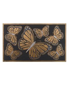 Doormat Rubber - Butterfly