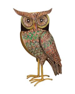 Henna Owl Decor - Auburn