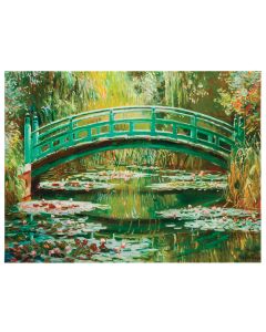 Vivare Wall Art 32"x24" - Lily Pond Bridge