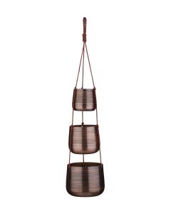 Tiered Hanging Planter - Aged Bronze