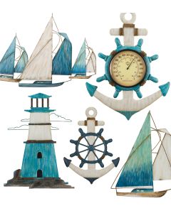 Coastal Wall Decor Pre-Pack 13 Pc