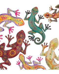 Maha Gecko Wall Decor Pre-Pack 20 Pc