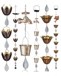 Water Drop Solar Ornament Pre-Pack 18 Pc
