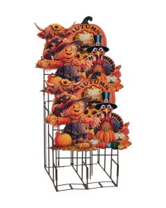 Harvest Stake/Wall Decor Assortment 16 Pc