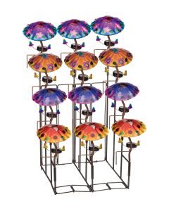 Mushroom Garden Solar Stakes Assortment 24 Pc
