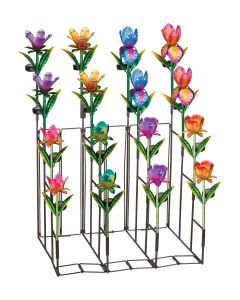 Mini Flower Combo Solar Stake Assortment  32 Pc