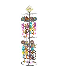 Garden Hanging Wind Spinner Assortment 36 Pc