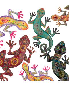 Maha Gecko Wall Decor Pre-Pack 24 Pc