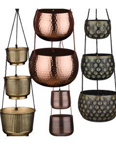 Tiered Hanging Planter Pre-Pack 16 Pc