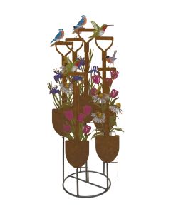 Rustic Shovel Stake Assortment 12 Pc