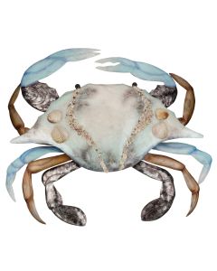 Capiz Blue Crab Wall Decor - LG