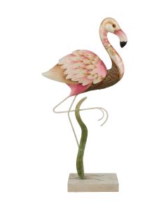 Capiz Flamingo Decor 17"