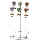 Swirl Balloon Spinner Solar Stake Assortment