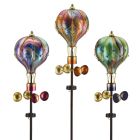Swirl Balloon Spinner Solar Stake Pre-Pack 12 Pc