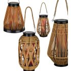 Wicker Solar Lantern Pre-Pack 16 Pc