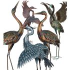 Large Bird Statuary Pre-Pack 16 Pc