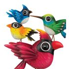 Bird Decor 9" Pre-Pack 16 Pc