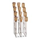 Wicker Solar Stakes Assortment 18 Pc