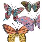 Henna Butterfly Wall Decor Pre-Pack 16 Pc