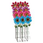 Flower Spinner Stakes Assortment 16 Pc