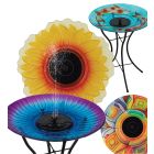 18" Solar Fountain/Birdbath Pre-Pack 8 Pc