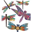 Henna Dragonfly Wall Decor Pre-Pack 20 Pc