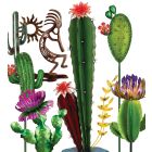Southwest Decor/Stake Pre-Pack 24 Pc