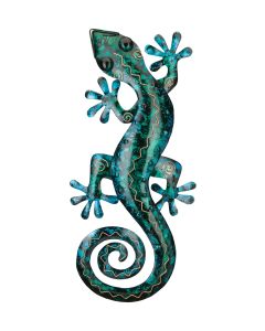 Gecko Wall Decor 29" - Turquoise