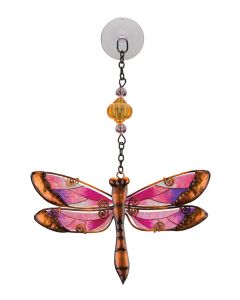 Sun Catcher - Pink Dragonfly