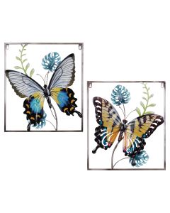 Luster Wall Decor -  Butterfly Set/2