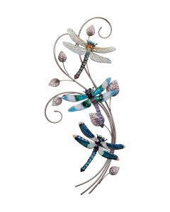 Luster Wall Decor - 3 Dragonflies