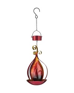 Blaze Solar Hanging Lantern - Red 1