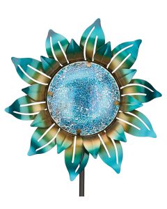 Mosaic Flower Stake - Blue