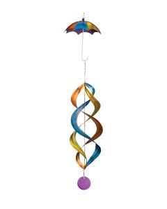 Hanging Wind Spinner - Umbrella Rainbow