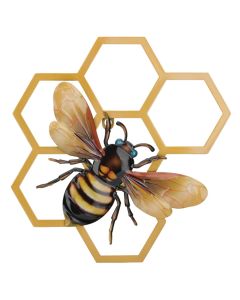 Luster Bee Wall Decor - One Bee