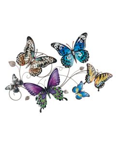 Luster Butterfly Collage Wall Decor - LG 