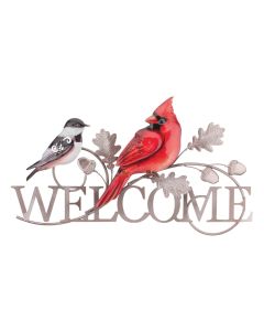 Welcome Wall Decor - Cardinal