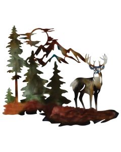 Metallic Lodge Wall Decor - Deer
